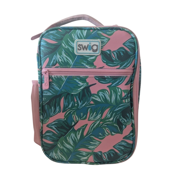 swig Handbags - Tropical Pink and Green Women's Bag